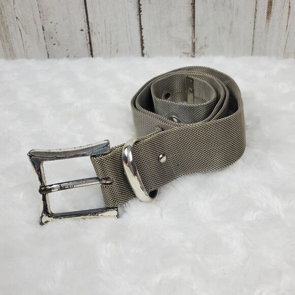 Metal Mesh Belt Silver - Picture 1 of 6